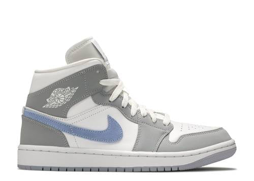 JORDAN 1 MID 'WOLF GREY ALUMINUM' (W)