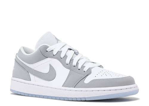 JORDAN 1 LOW 'WHITE WOLF GREY' (W)