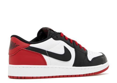 JORDAN 1 RETRO LOW OG 'BLACK TOE' (GS)