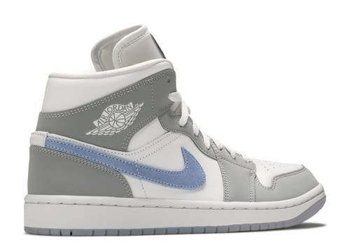 JORDAN 1 MID 'WOLF GREY ALUMINUM' (W)