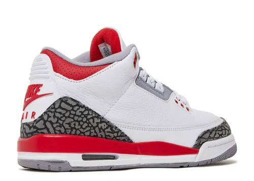 JORDAN 3 RETRO 'FIRE RED' (GS) 2022