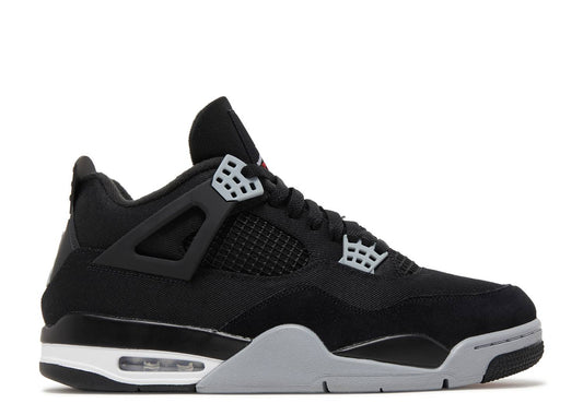 JORDAN 4 RETRO 'BLACK CANVAS'